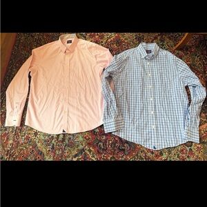 UNTUCKit Men's Long Sleeve Button Down Shirts Size Large